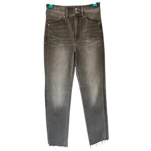 Express Slim Super High Rise Gray Skinny Jean Size 2